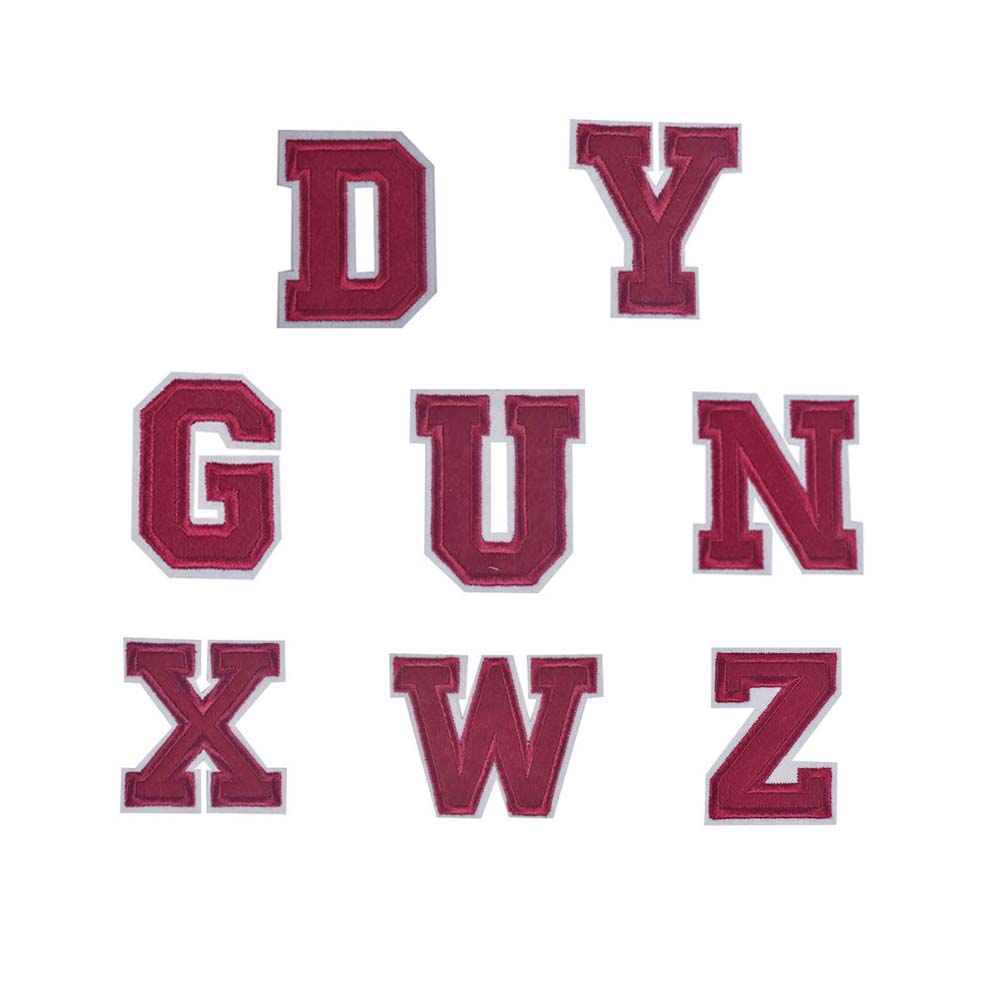 DIY Sew on Sewing Alphabet Embroidery Apparel Sewing Fabric English Alphabet -on Letter Patches Applique Clothes Embroidery Patches