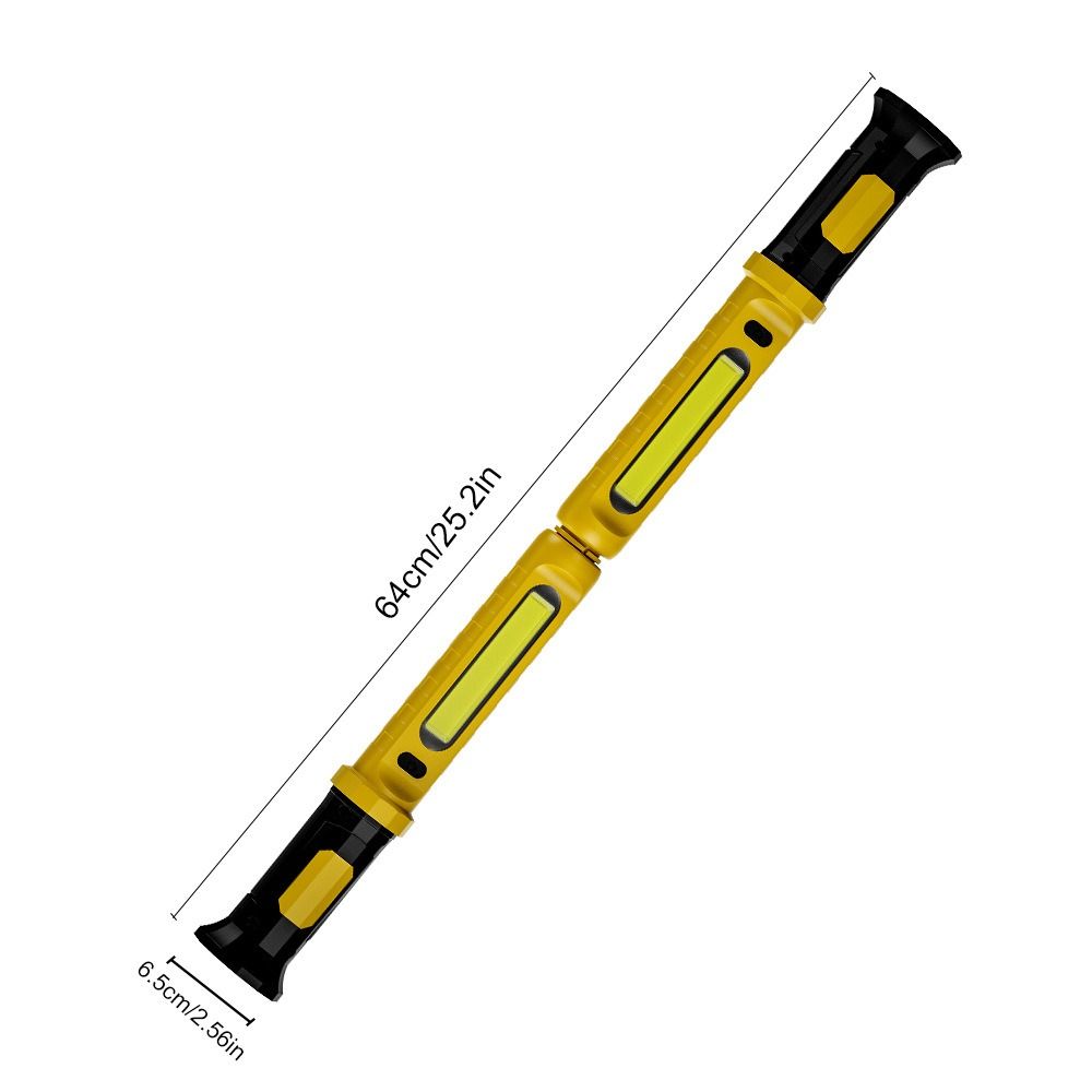 Multi-Purpose Magnetic Base COB Work Light Rechargeable Battery Charging Rechargeable Repair Light Cordless Design Bright LED Underhood Work Light Outdoor Lighting
