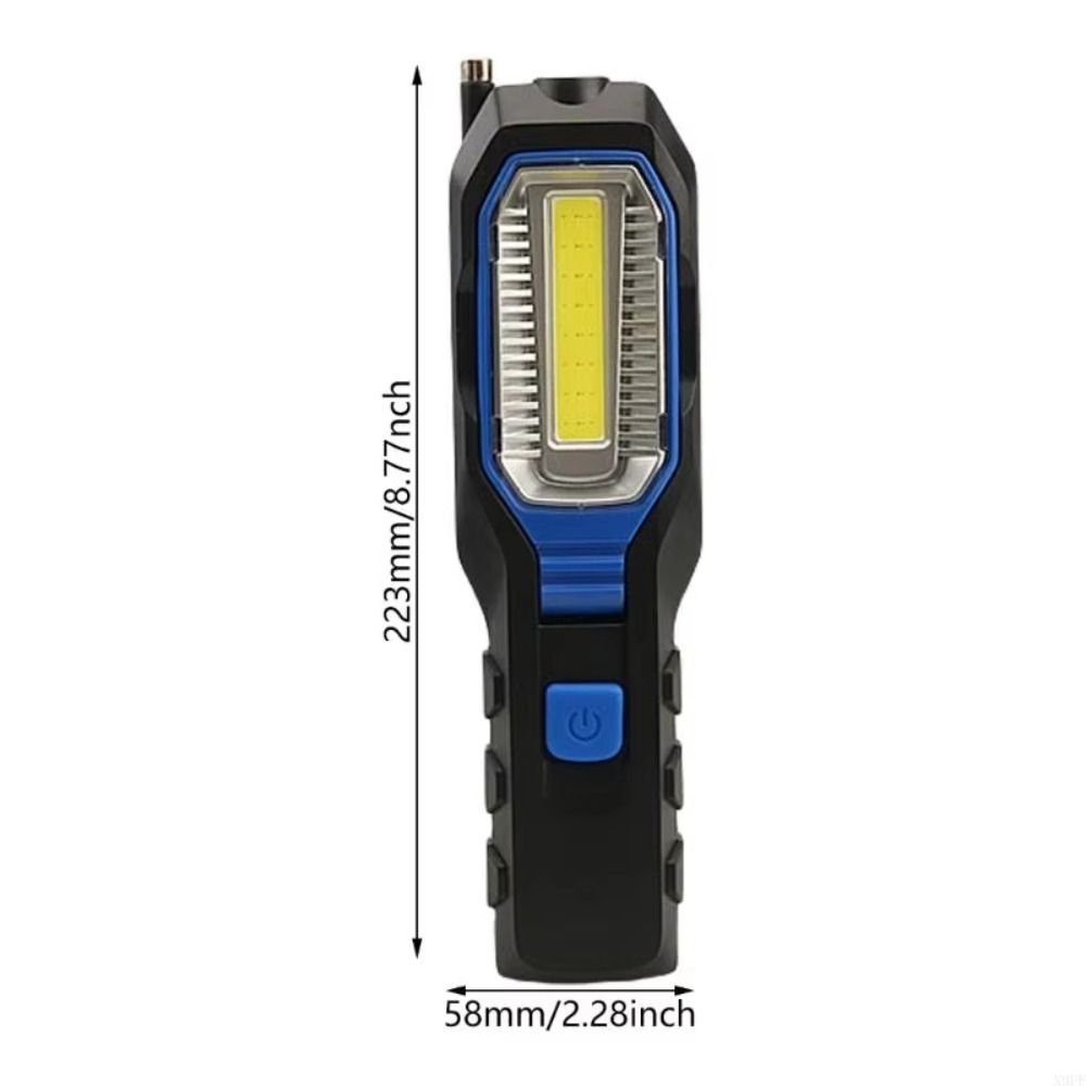 Magnet Hook Compact Work Light Plastic Hook Design Lightweight Car Garage Mechanic Lamp Bright Easy To Carry Emergency Flashlight Camping