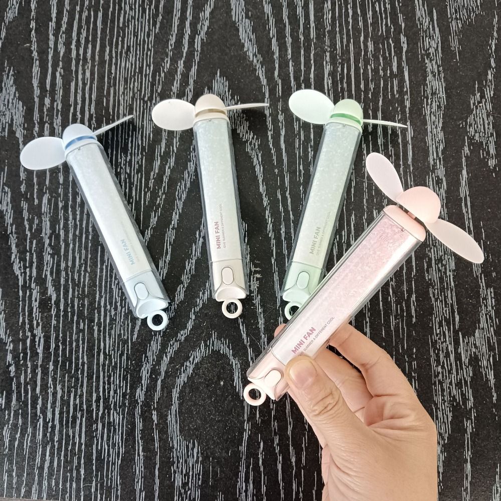Mini Portable Cooling Spray Fan Durable Colorful Mini Cooling Fans Lightweight Rechargeable Handheld Misting Fan Office