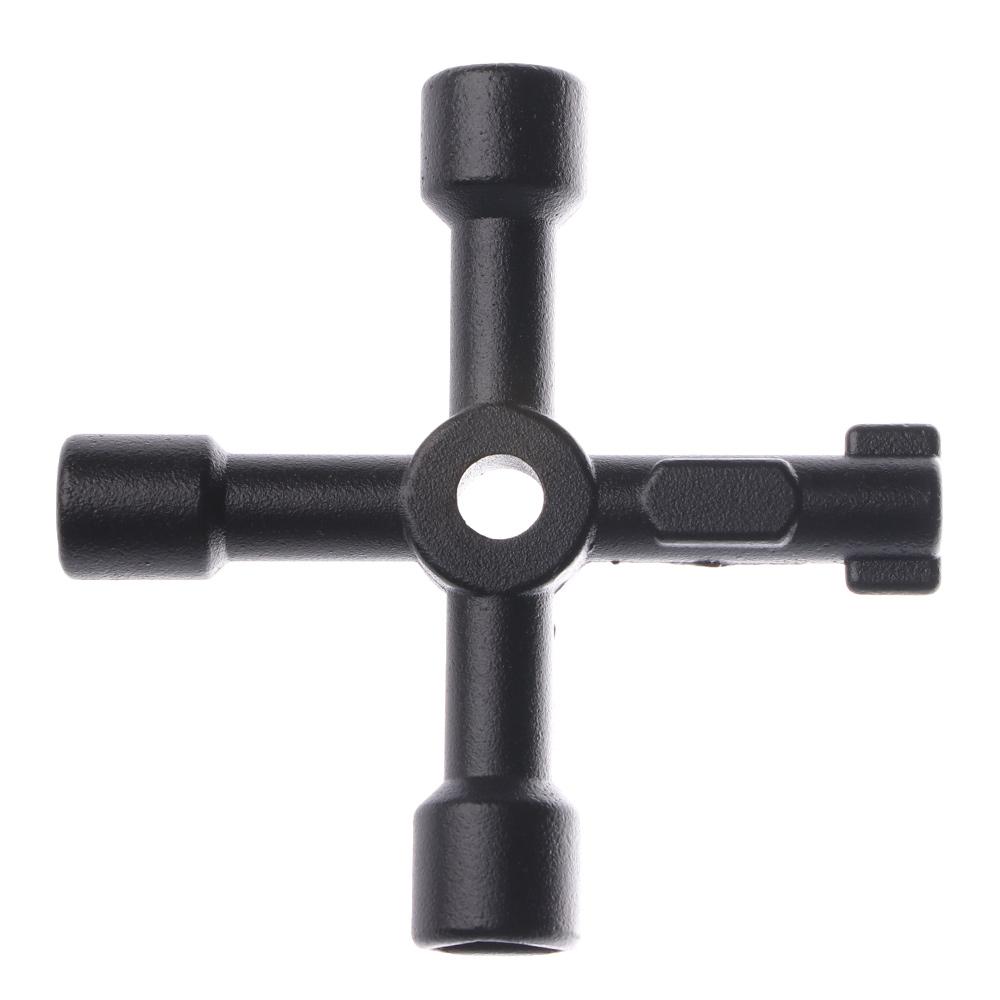New Arrival Popular 1PCS Hot Sale Black Alloy Practical Key for Train Electrical Elevator Cabinet Valve Triangle Key Universal