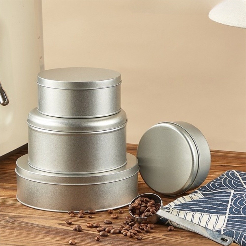 Beauty Sample Silver Tin Box Empty Portable Storage Box Small Item Multi Color Container Candy Storage