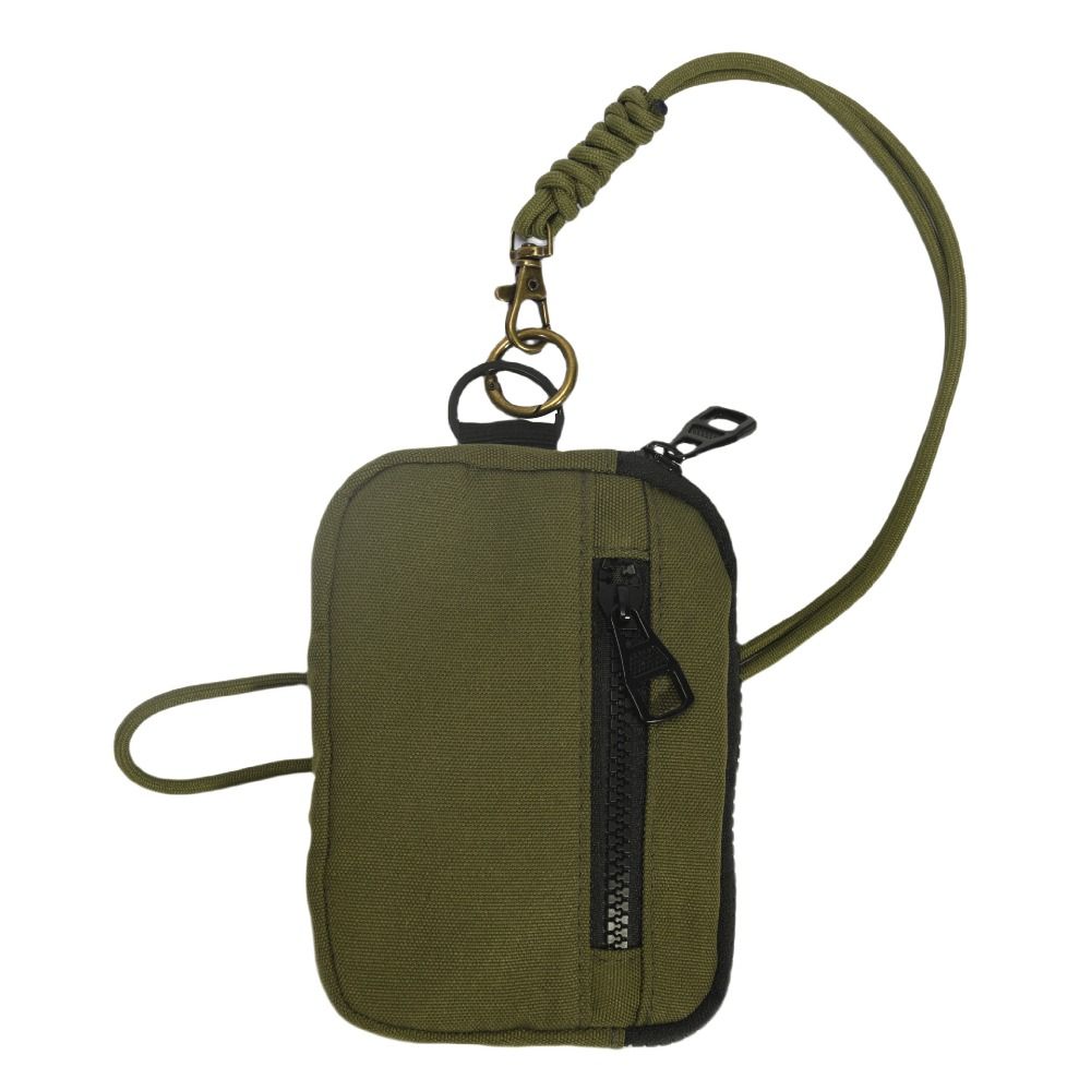 Casual Solid Color Hanging Neck Coin Purse Oxford Cloth Earphone Hanging Neck Wallet Keys Cards Multifunctional Small Storage Bag Outdoor