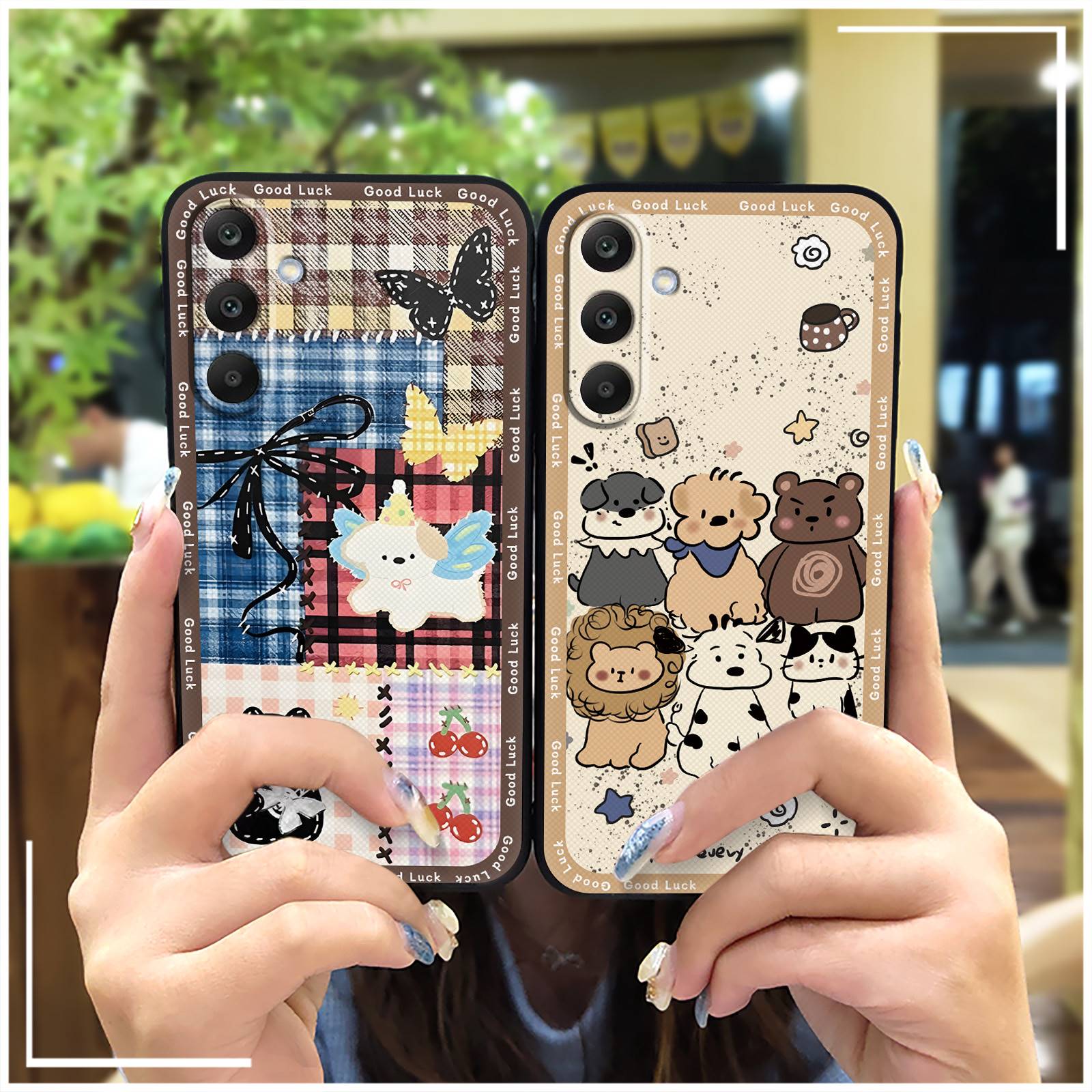 Cartoon Phone Pouch Phone Case For Samsung Galaxy M56 5G/SM-M566B Protective Fashion Design Back Cover Graffiti Durable