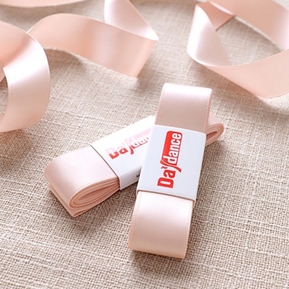 Training Satin Canvas Ballet Shoe Strap Comfortable Ballerina Training Pointe Shoes Band Pink Color 200cm Ballet Shoe Ribbon Women Girls
