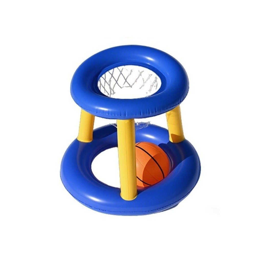 Funny Floating Inflatable Basketball Hoop with Ball Relaxing Inflatable Ball Toys Beach Party Sport Interactive Basketball Water Games Swimming Pool