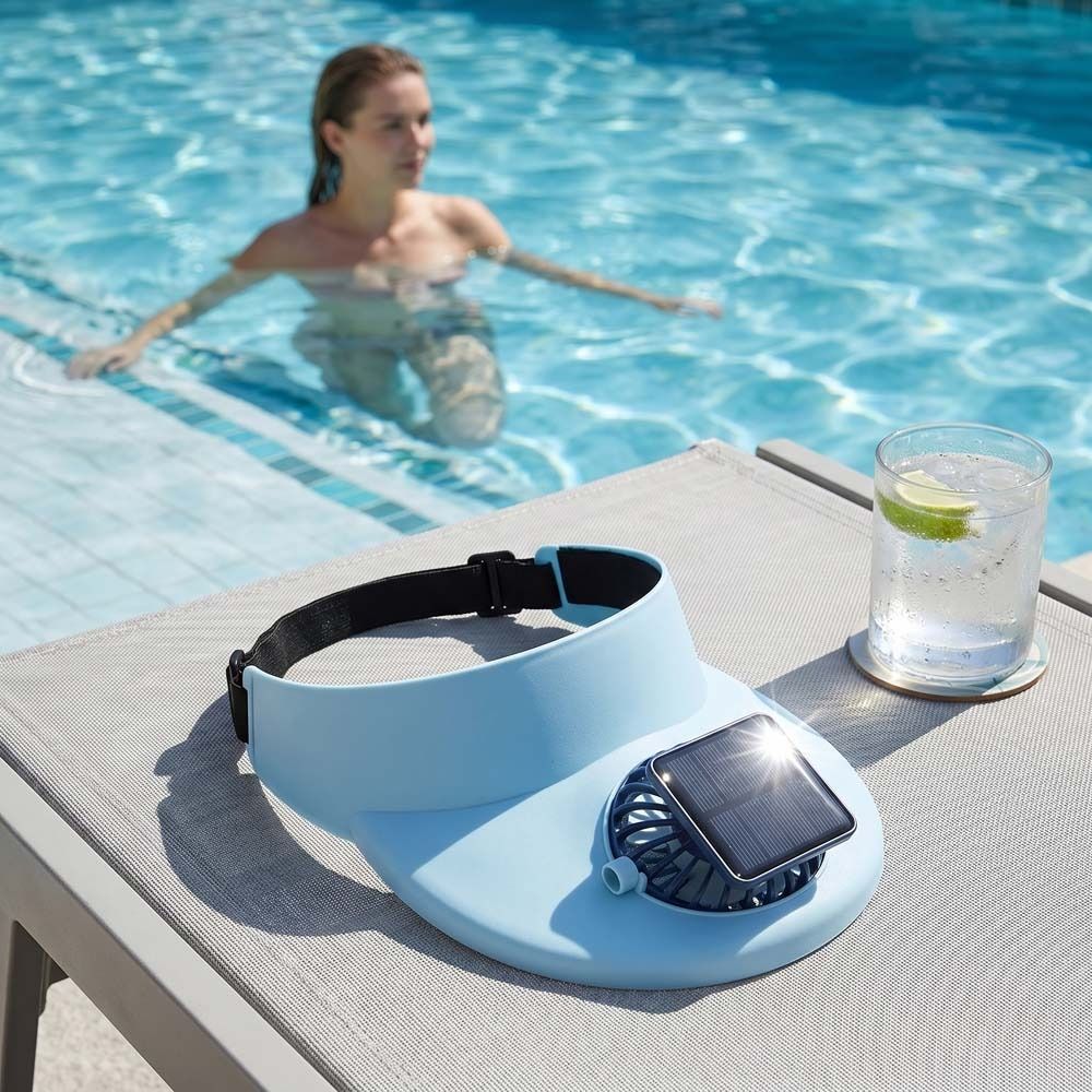Dad Hat Solar Summer Fan Sunhat Breathable Sun Protection Baseball Cap Cooling 8-16H Strong Wind Solar Charging Fan Cap Unisex