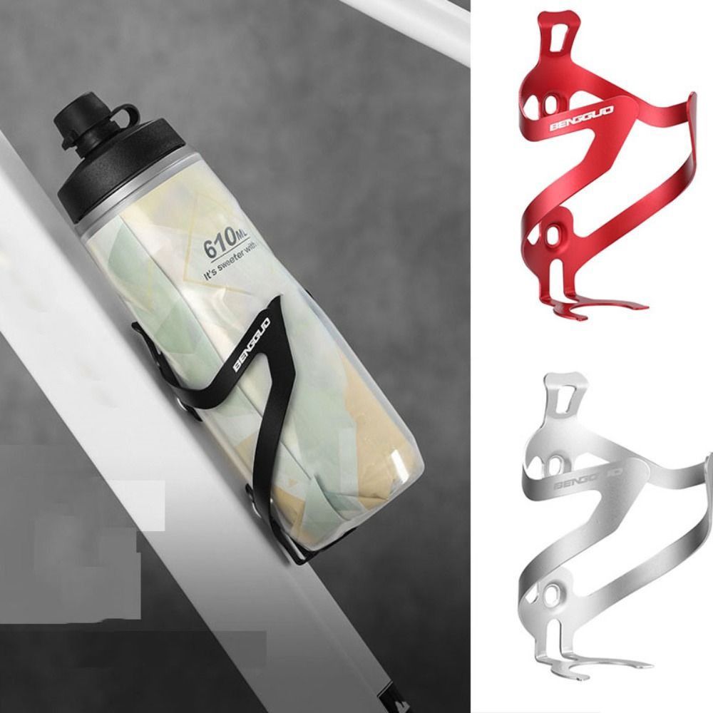 Ultralight Aluminum Alloy Bike Bottle Cage Durable Road Bicycle Water Bottle Mount Universal Moutain Bike Bottle Holder