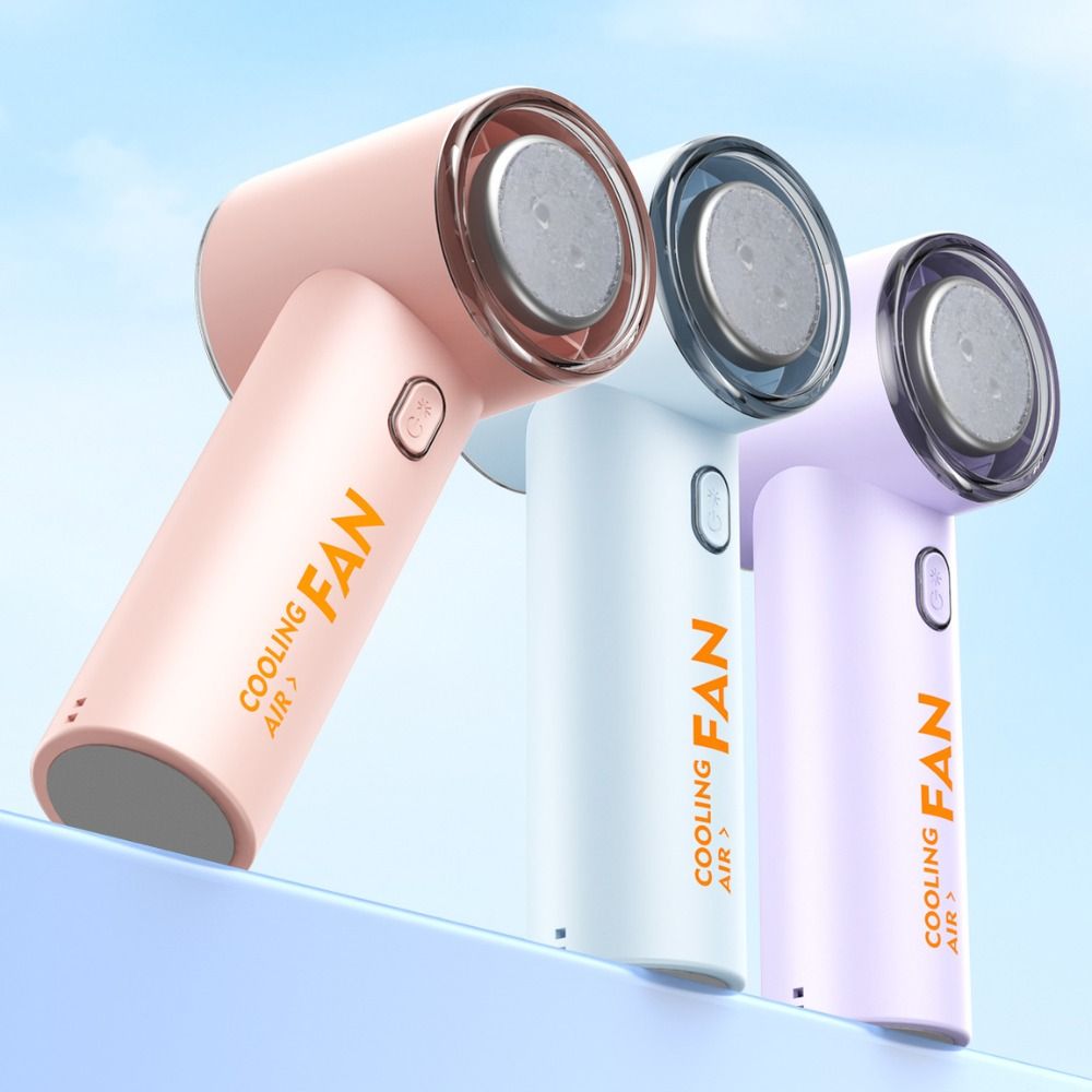 Portable Rechargeable Mini Handheld Fan Ultra-Quiet Powerful Wind Small Electric Fan -199 Speed Turbo Fan Outdoor Use