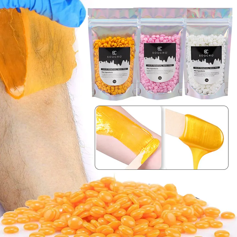 Wenefang Fashion 100G/Pack Wax Beans Depilatory Bikini Face Hair Legs Arm Hair Removal Bean Hot Film Wax Bead Painless Hair Removal