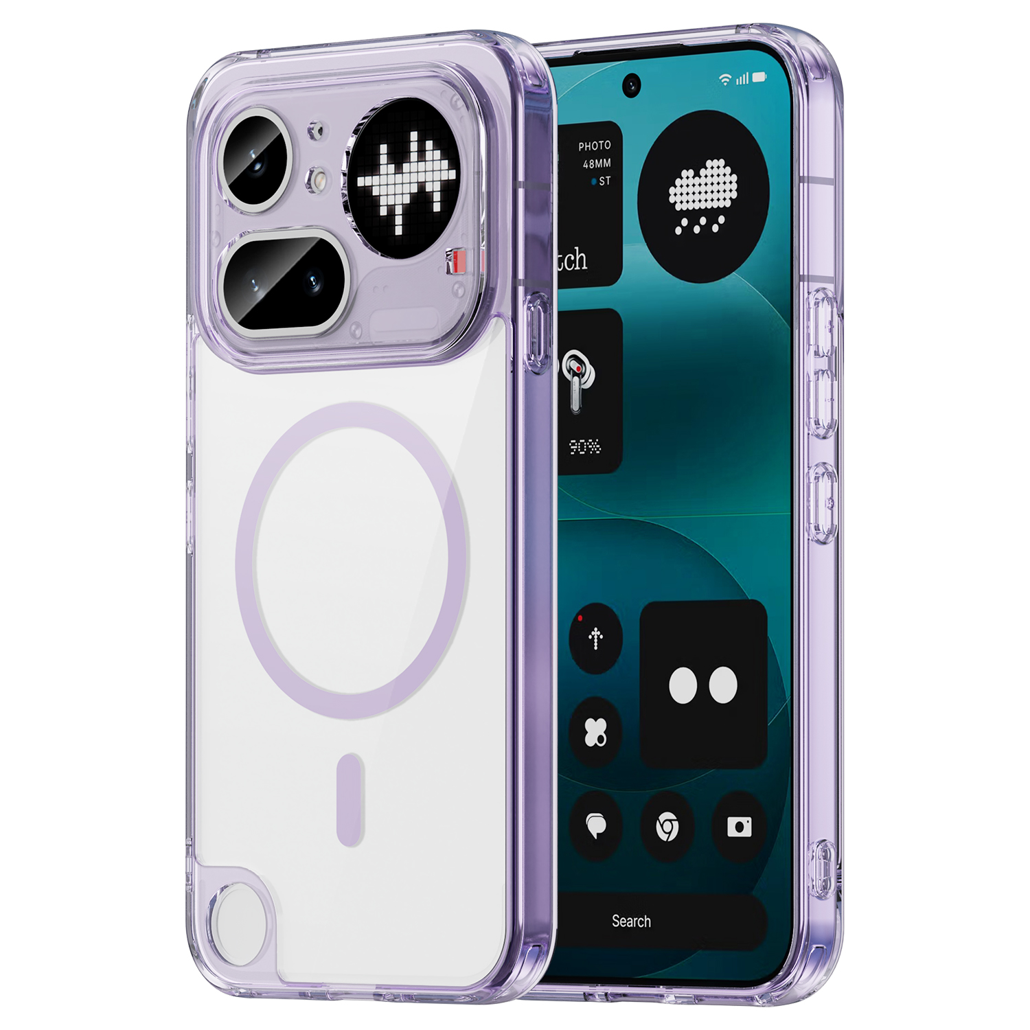 Nothing Phone 4A Pro Phone Case, Magnetic Shockproof Slim Fit Cover for Nothing Phone 4A Pro