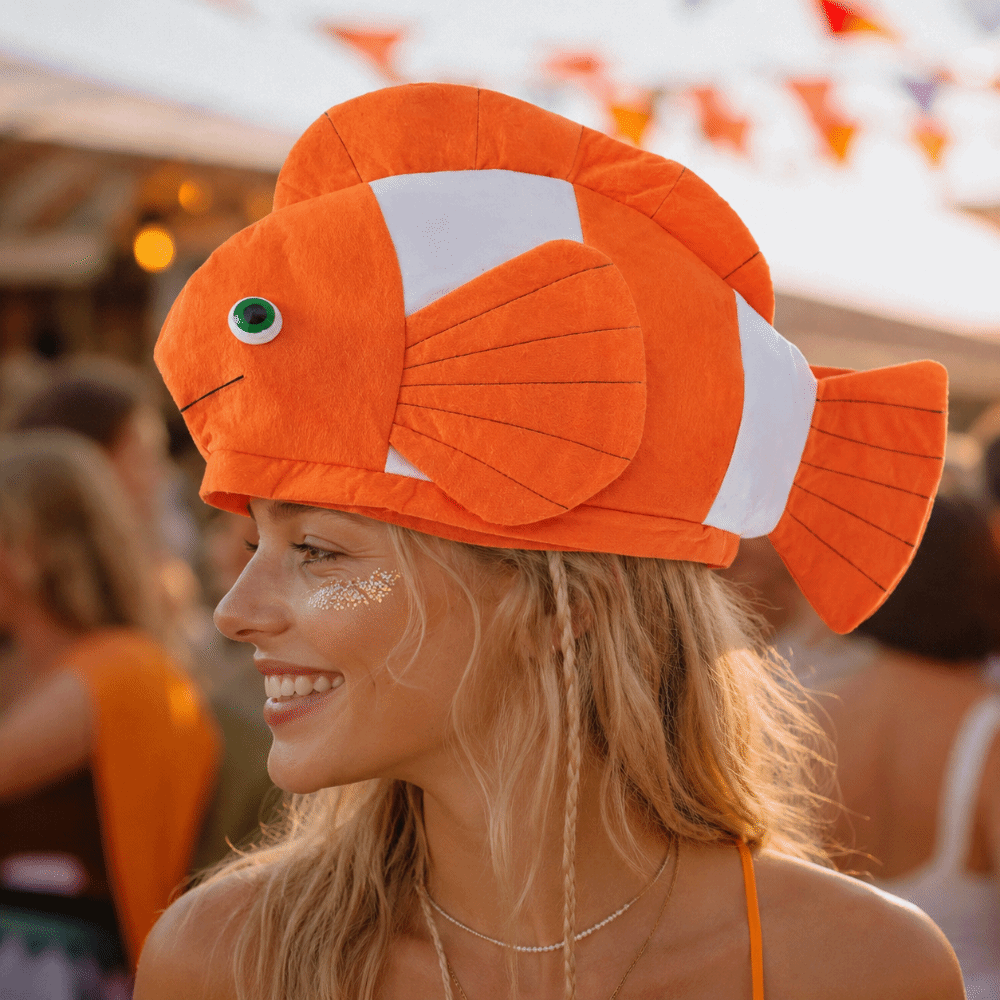 Party Supplies Creative Cartoon Fish Hat Funny Cute Sea Animal Cap Unisex Comfortable 3D Party Hat Carnivals