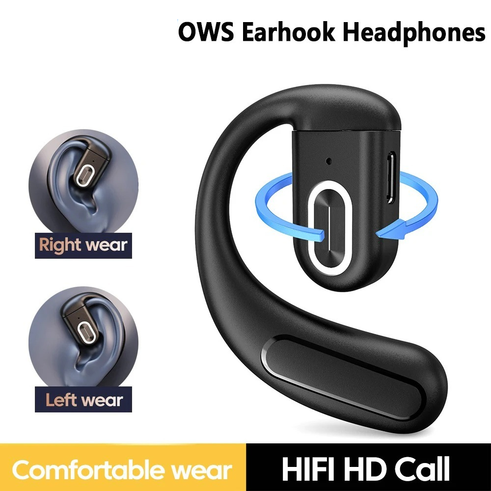🎧Fast Shipping 🎧Single Ear Earphone for Left and Right Z70 Wireless Sport Clip Earbud Bluetooth 5.4 for Phone Call Car Drive Meeting Office