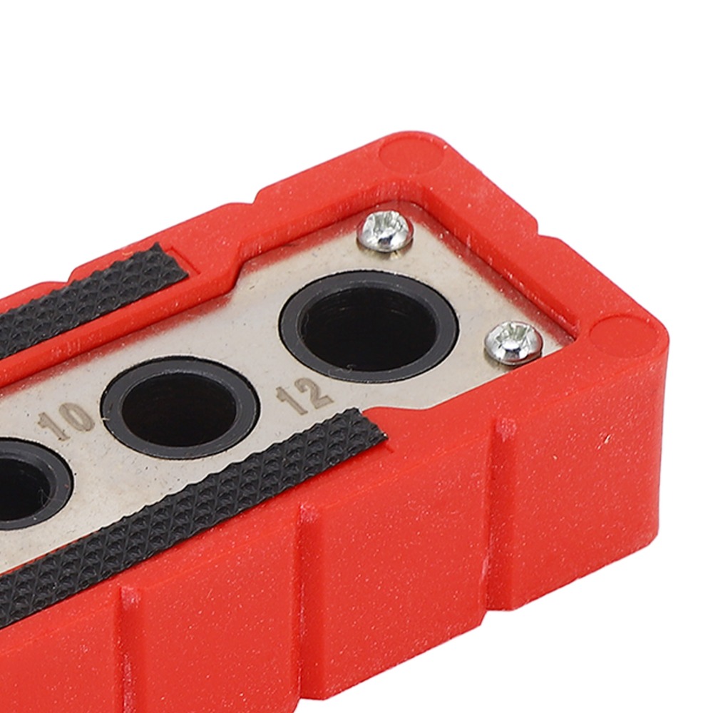 Precise 2mm to 12mm Handheld Drill Guide Iron and carbon steel Multifunctional Woodworking Drilling Locator Drill Guide Jig For Most Drilling Machines