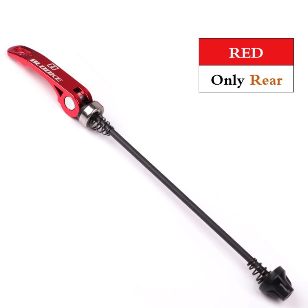 QR Wheel Locking Skewer Quick Release Bicycle Axle Wheel Hub Rear 135mm Front Wheel 100mm Bicycle Hub Quick Release Lever Folding Ultralight Bicycle Steel Skewers MTB