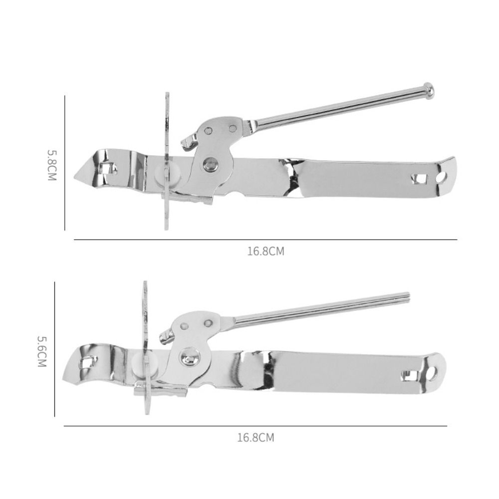Household Stainless Steel Can Opener Tip Head Hard Can Piercer 2 in Labor-saving Jar Opener Restaurant