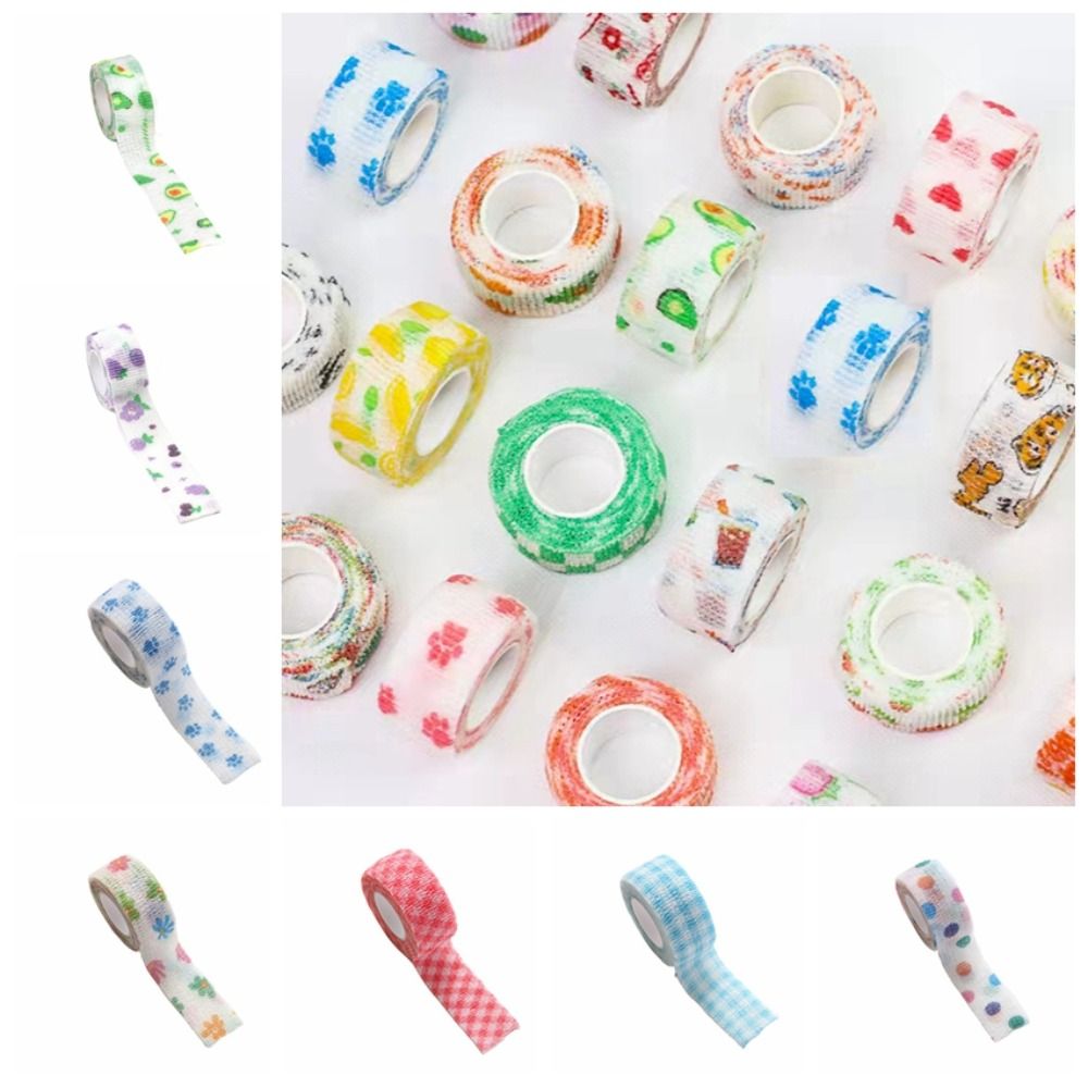 Portable Finger Protection Student Finger Elastic Cartoon Finger Protection Tape Cute Anti-wear Cute Finger Tape Finger Joints