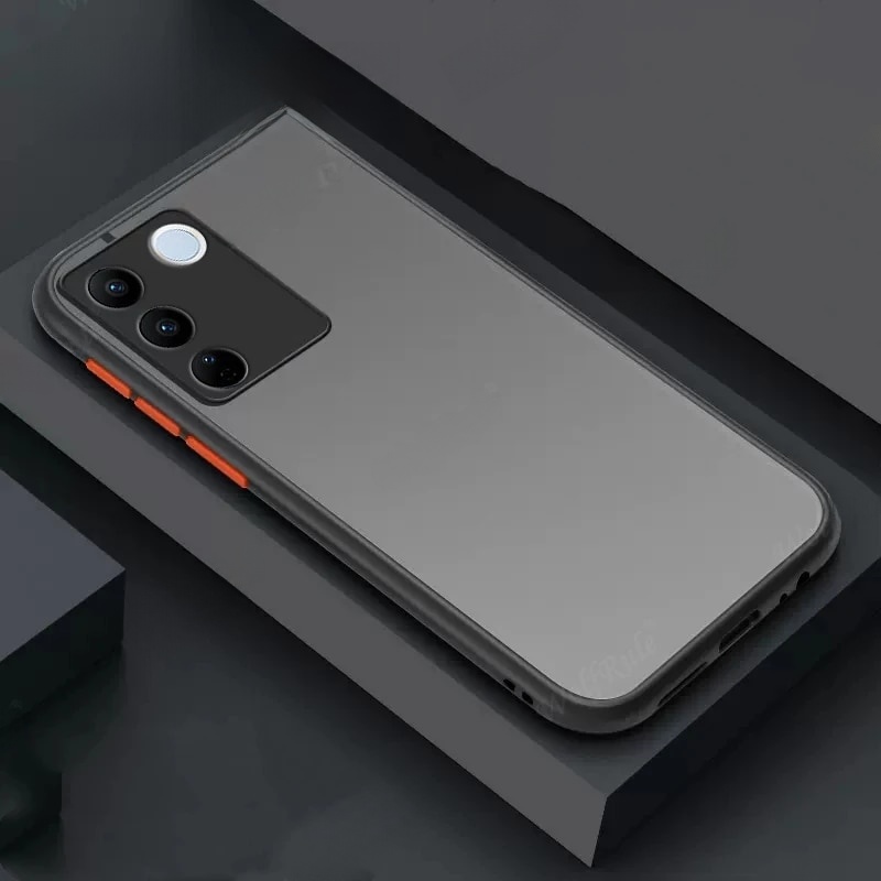Sutuiying For Vivo V27 Pro Case Cover Vivo V27 Pro Capa Shockproof Phone Back Bumper Colour Translucent Matte Funda Vivo V 27 V27 Pro V27E