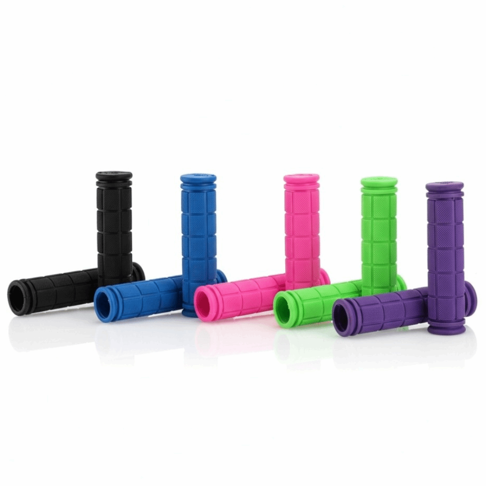 5 Pairs Durable Rubber Cycling Handlebar Grips Non-Slip Comfortable Bike Handlebar Grips Soft Easy Installation Scooter Handle Grips For BMX, Mountain, Road, Scooter, Fixed Gear and Foldable Bikes
