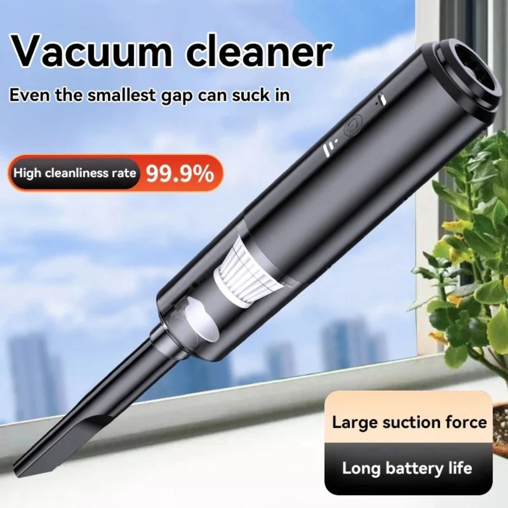 Clean Without Dead Corner Powerful Suction Car Dust Collector Set Electric Cordless Handheld Vacuum Mini Blower Low Noise 4 in Dust Buster Home Cleaning