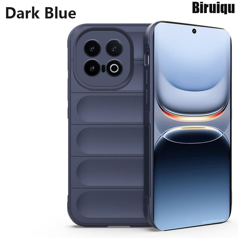 Biruiqu For IQOO 13 Illusionary Shield Silicone Soft Shell Anti-fall And Shock-absorbing Protective Phone Case