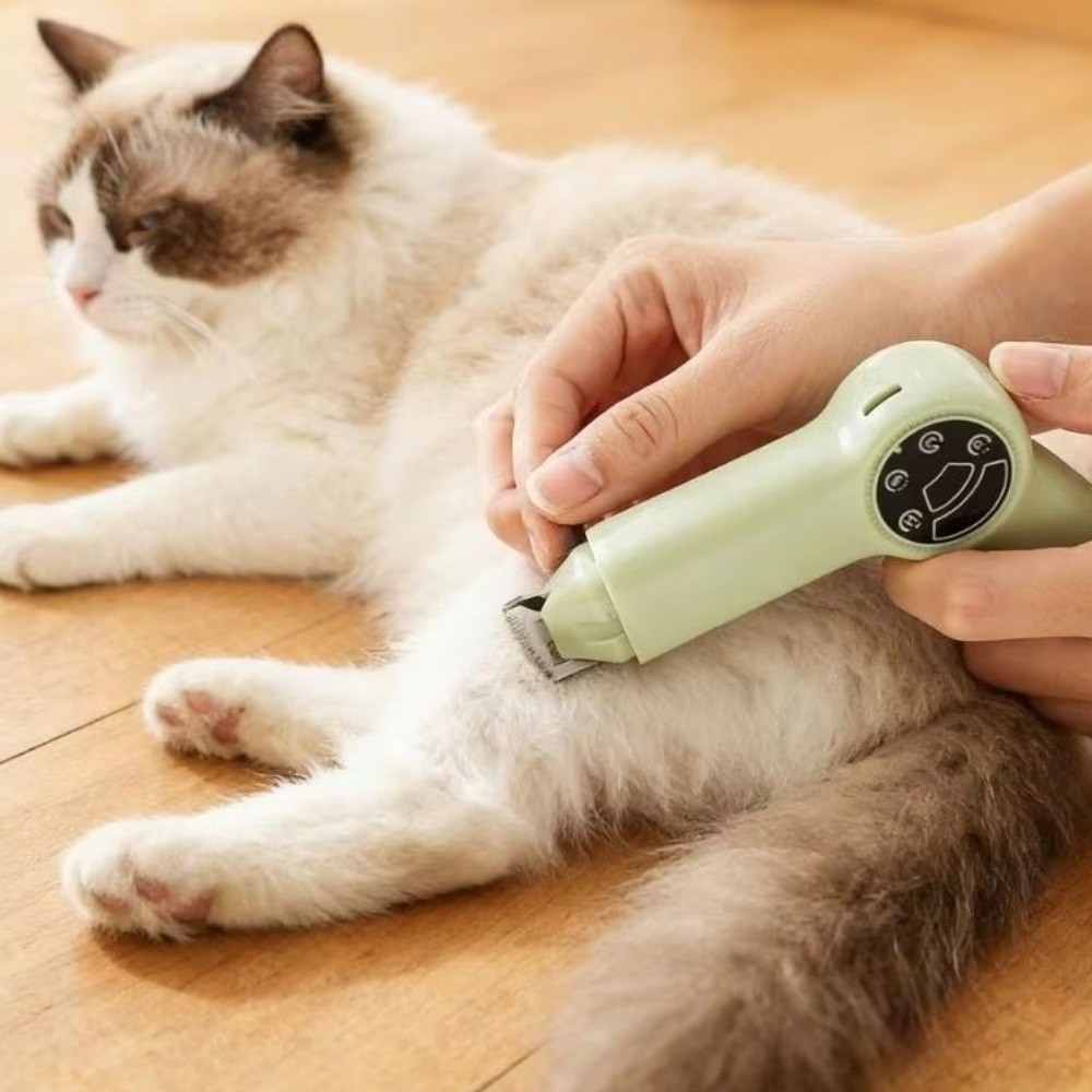 Rechargeable Pet Nail Grinder Detachable ABS Pet Grooming Tool Portable Quiet Operation Pet Clippers Travel Use