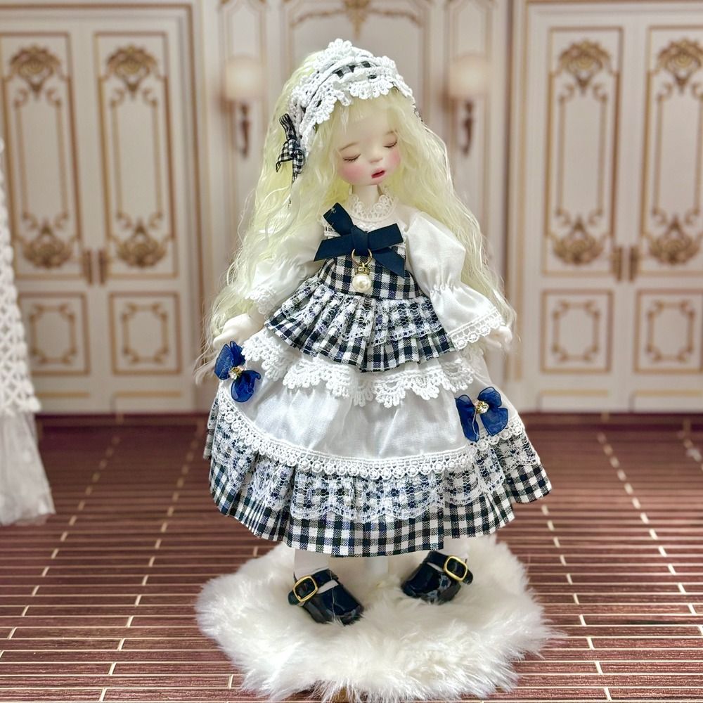 Girls Dress Up DIY Toys Nice-looking /6 BJD Dolls Clothes Lolita Lovely 30cm Doll Princess Suspender Dress Exquisite Kawaii 30cm BJD Doll Dress Children's Party