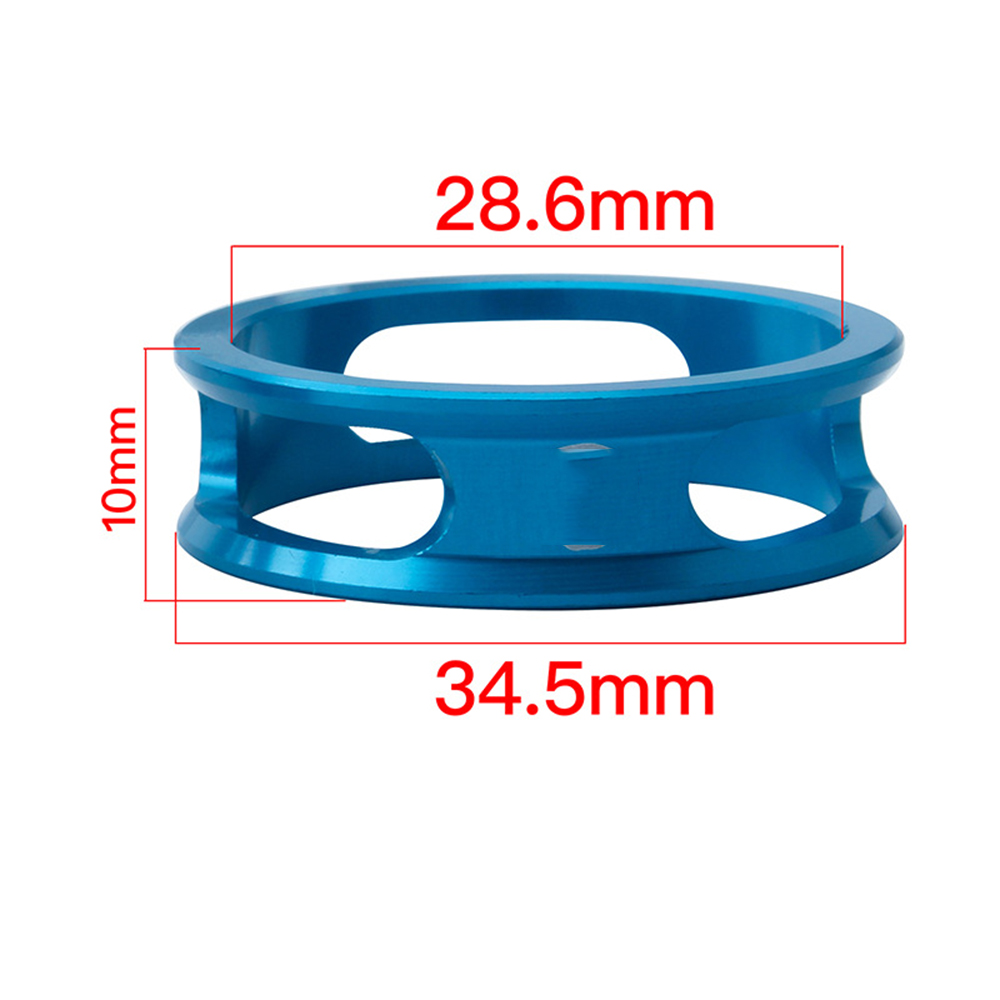 Folding Bike 4pcs Aluminum Alloy Cycling Accessories 28.6MM -/8'' Bicycle Headset Spacer Front Fork Washer Gasket Spacing Pad