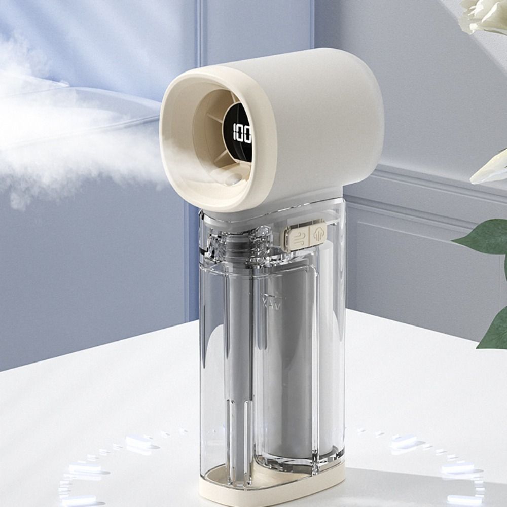 Easy To Carry Portable Cooling Spray Fan Lightweight Water Cooling Mini Cooling Fans Durable Rechargeable Small Personal Cooling Fans Office