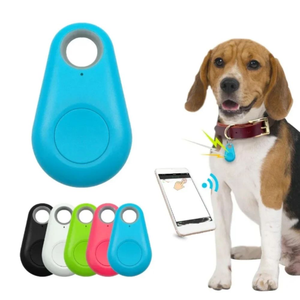 Pet Anti-Lost Tracker Portable Pet Bluetooth GPS Tracker Plastic Anti-lost Smart Tracker Wireless Tracker Bluetooth 5.0 Mini Pet Locator For Dogs Cats