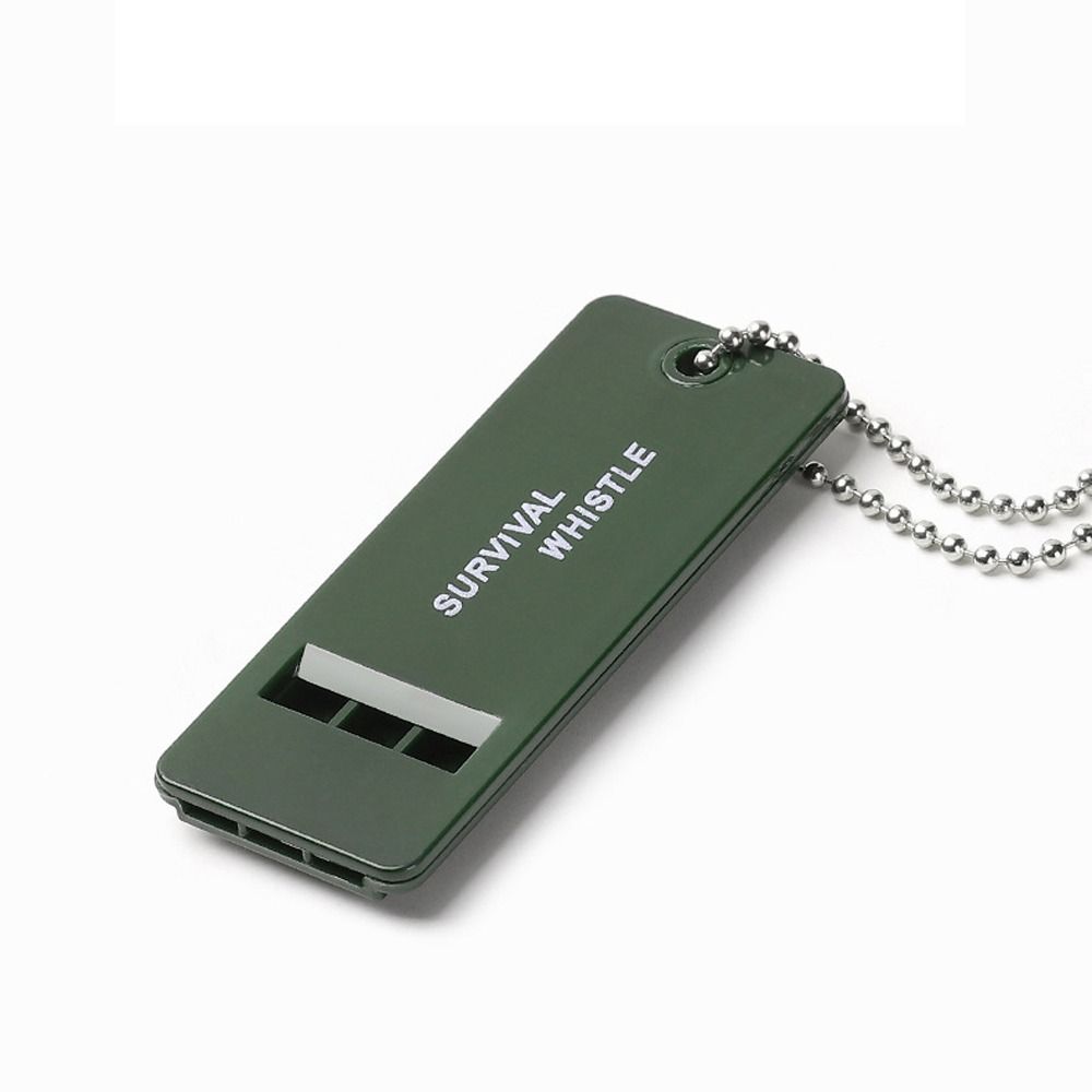 Portable Hiking Rescue Whistle Outdoor Tool Emergency Keychain 3-Frequency Whistle Survival Tool Emergency Whistle Survival Whistle