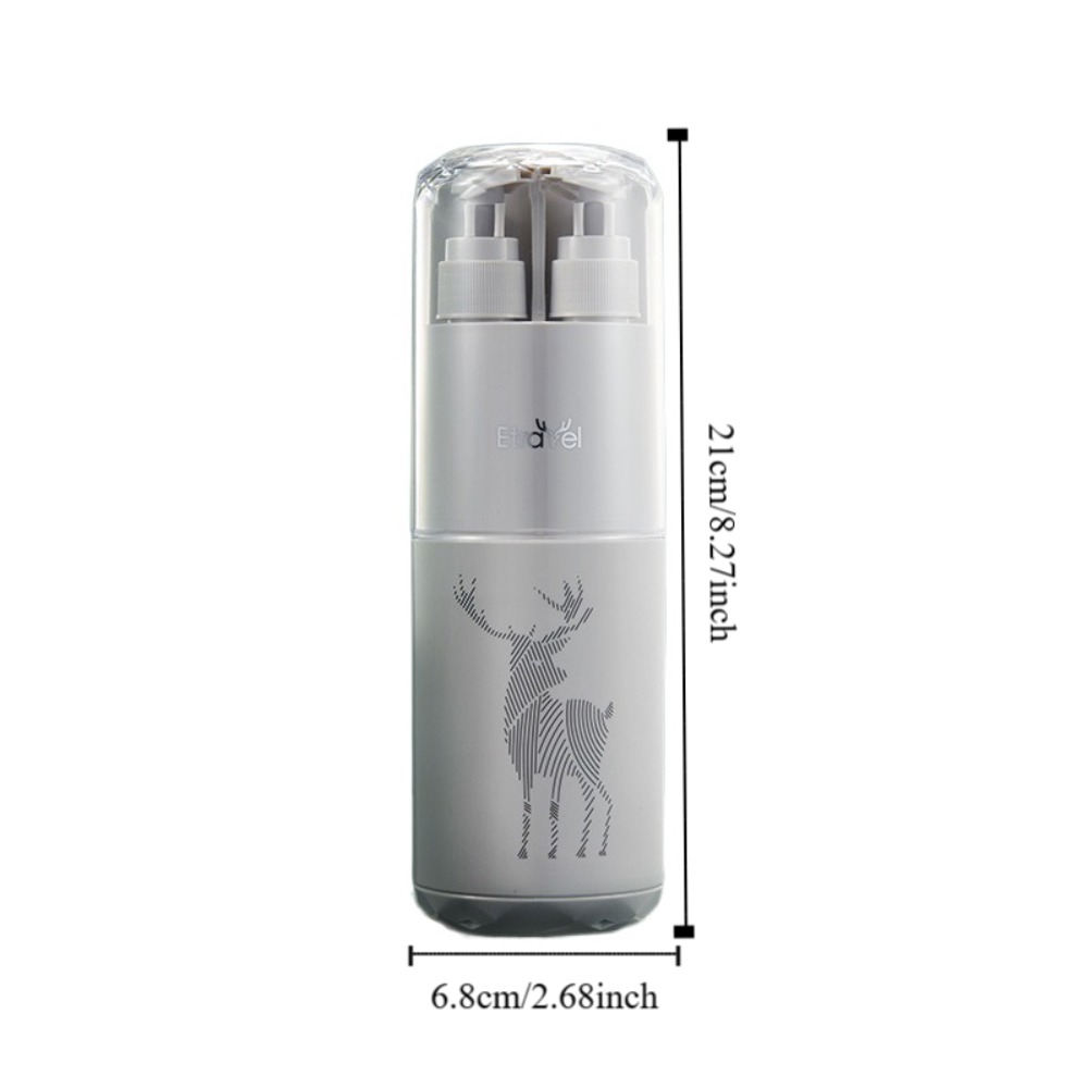Mini Multifunction Toothpaste Cup Plastic Lightweight Shampoo Storage Bottle Portable Travel Cup Bathroom