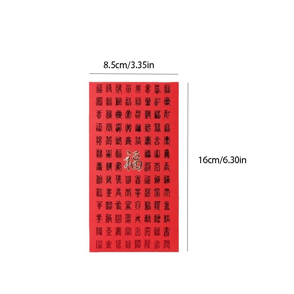 6pcs Money Traditional Red Envelope Decorative Horse Year Chinese New Year Envelope Blessing Gift Envelopes Wedding Ceremony