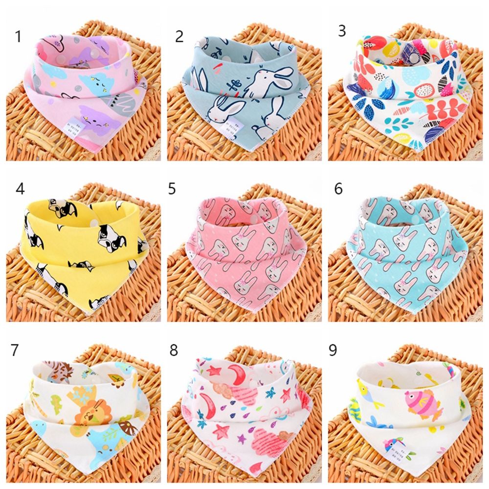 White Rabbit Bear Cotton Grooming Accessories for Large Dogs Cat Kerchief Bow Tie Dog Bandanas Pet Supplies Triangle Scarf