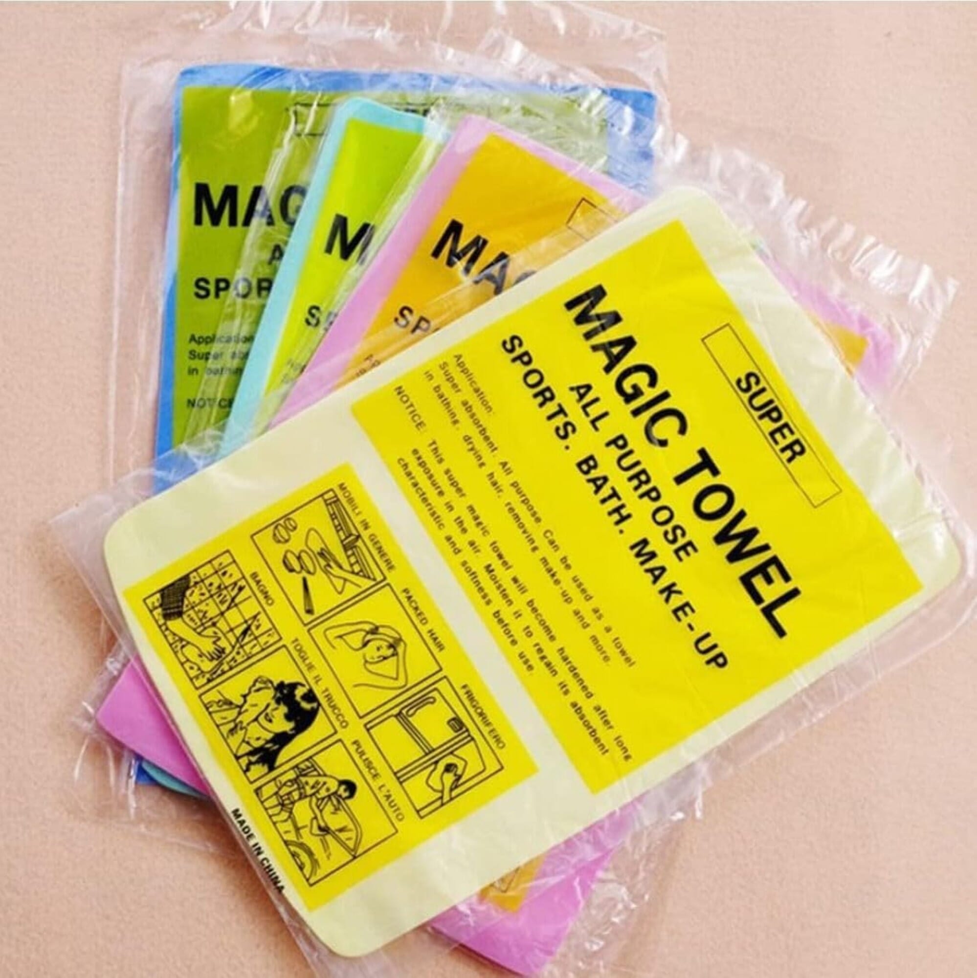 Magic Drying Towel Reusable Water Absorbent Multipurpose Cleaning Cloth for Kitchen, Glass Windows By ZapKart