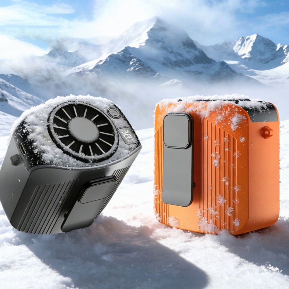 Mini Rechargeable Neck Fan Charging High Speed Wearable Fan 100 Speed Adjustable Hands Free Portable Fan Office