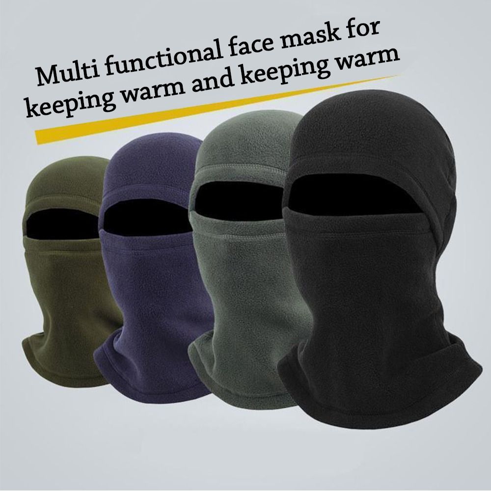 Fashion Polar Fleece Winter Hat Warm Windproof Balaclava Full Face Beanies Cycling
