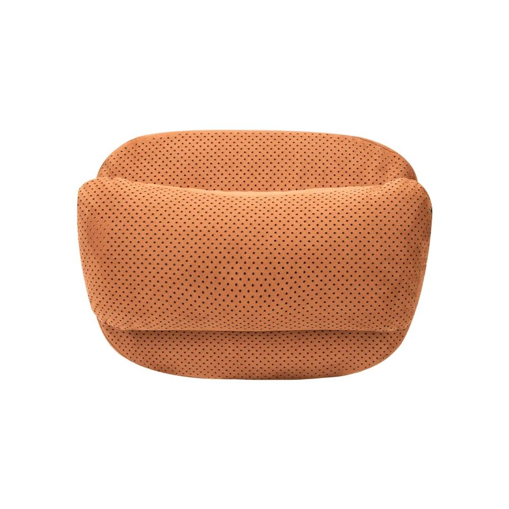 Suede Car Headrest Suede Memory Cotton Car Neck Pillow Ergonomic Support Travel Seat Waist Cushion Interior Accessories Breathable Lumbar Support Cushion Seat Support