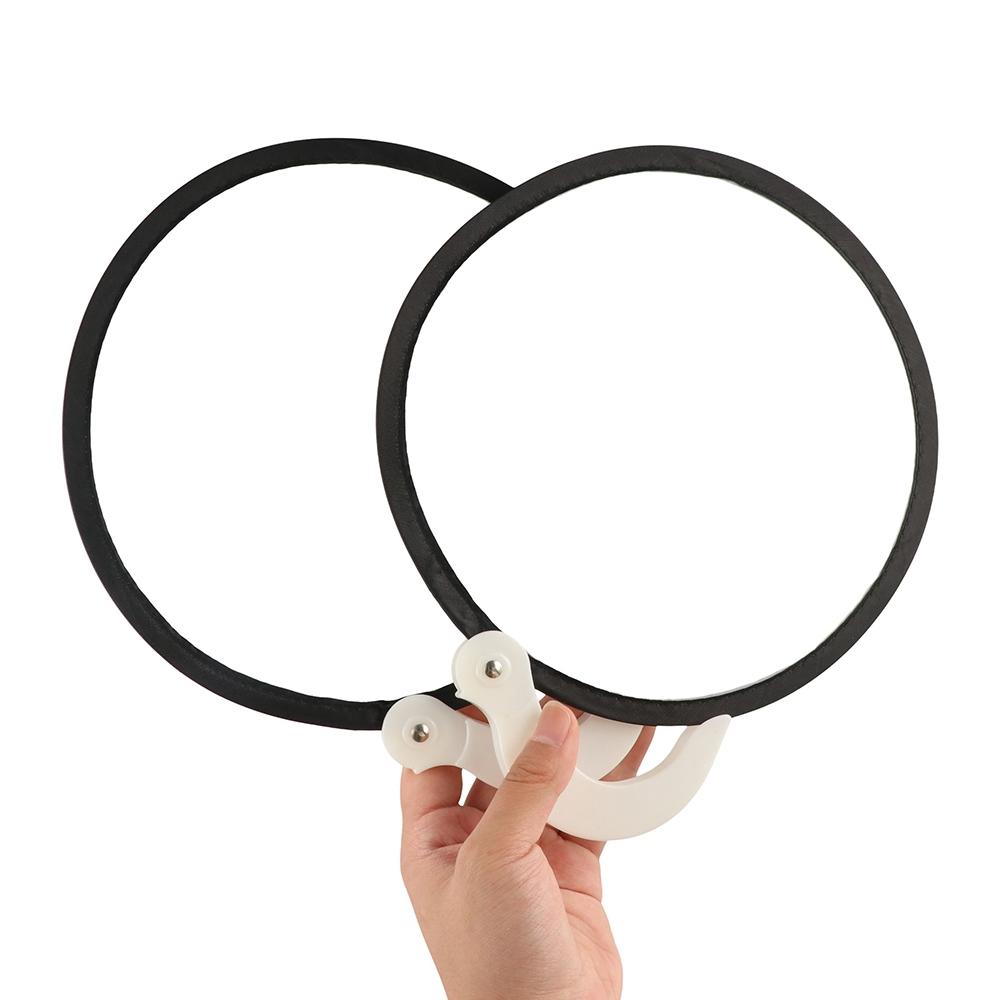 Performance Fan Portable Foldable Round Fans Mini Plastic Blank Fan Simple Decorative Fan Home
