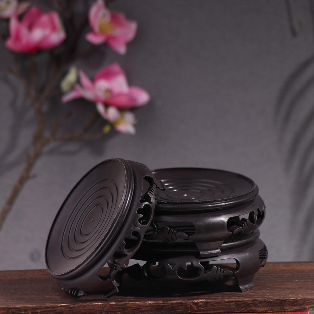 Durable Plastic Flowerpot Base Thickened Antiqued Flowerpot Tray Resistant To Corrosion Round Flowerpot Mat Office