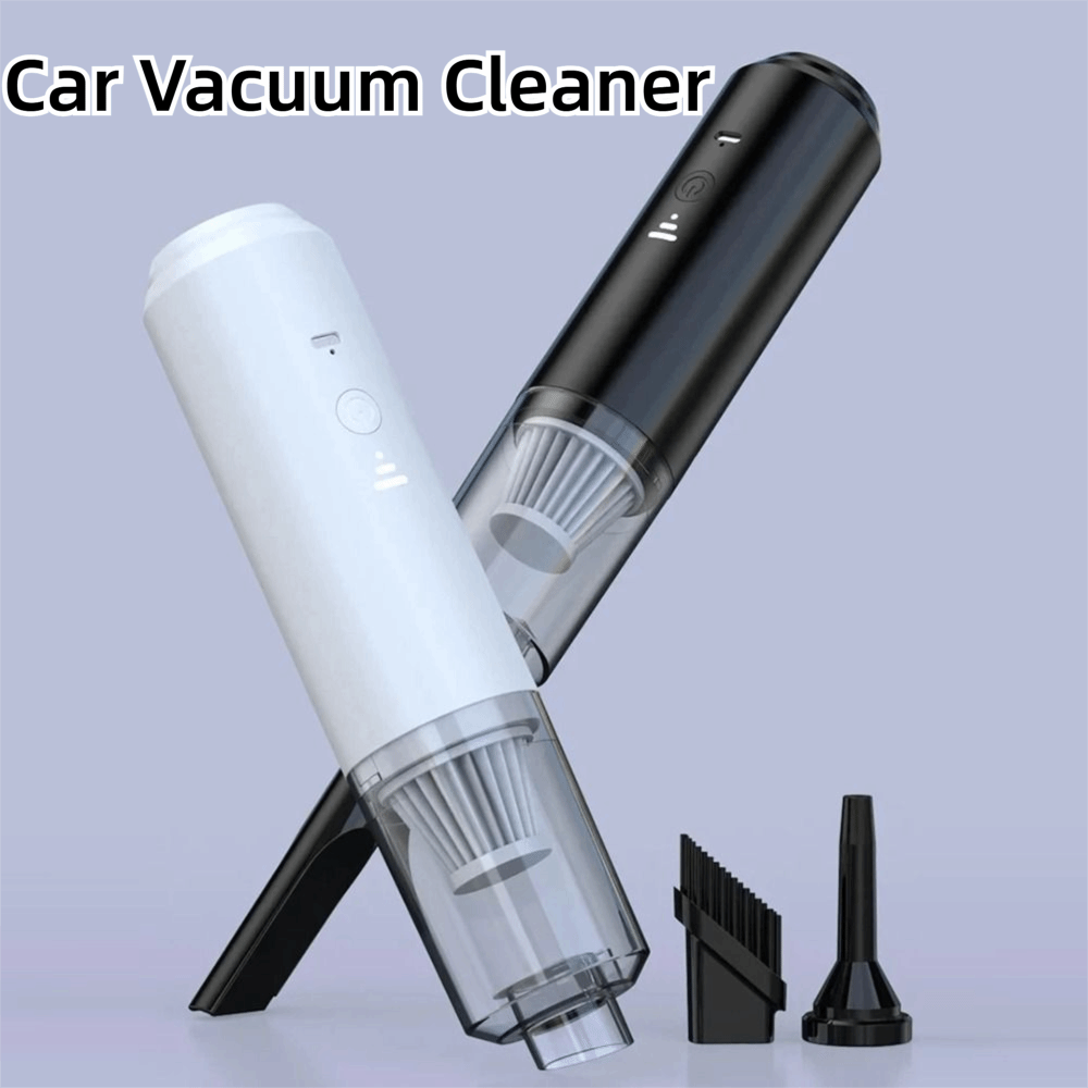 Portable Powerful Suction Car Dust Collector Set Electric Cordless Handheld Vacuum Mini Blower Detachable 4 in Dust Buster Smart Home Cleaning