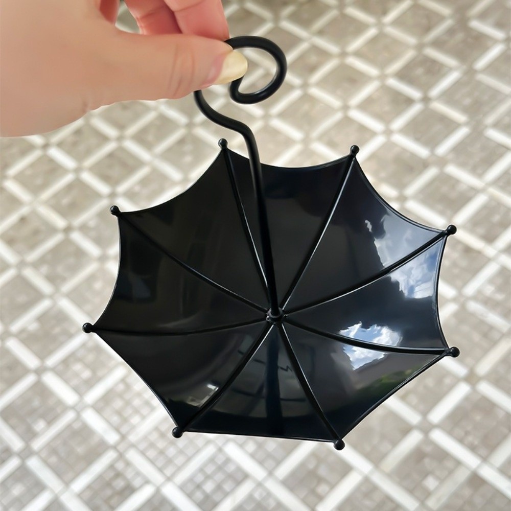 Easy Clean Umbrella-shaped Hanging Bird Feeder Creative Plastic Bird Water Drinker Multifunctional Decorative Bird Food Container Various Pet Birds