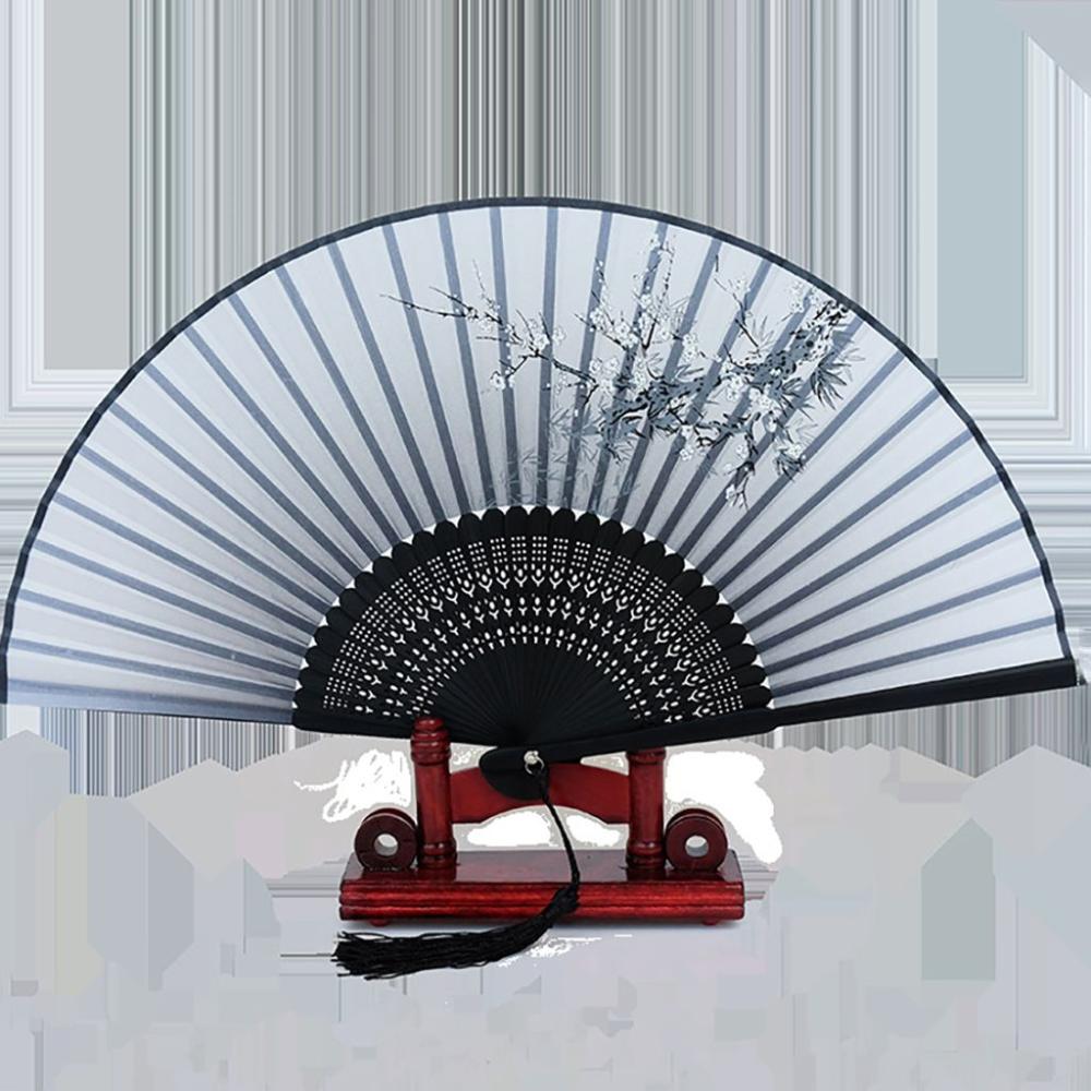 Multi-pattern Quality Handmade Colorful Vintage Style Bamboo Wooden Dance Hand Fan Folding Fan Home Decoration Fan Crafts