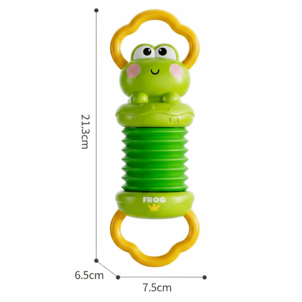Fun Cartoon Frog Accordion Toy Mini Music Learning Musical Instrument Toy Handheld Cute Sensory Toy Early Education