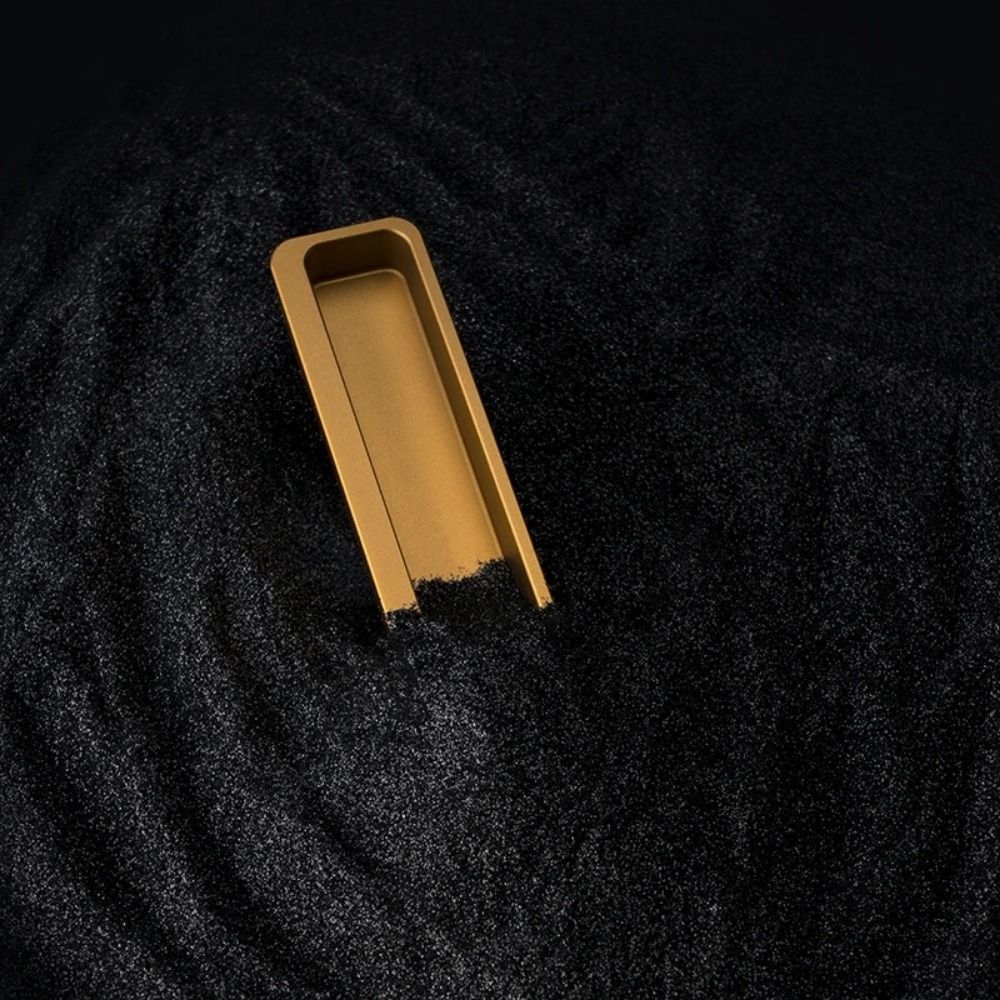 Simple and Elegant Modern Style Furniture Handle Metal Slotting Embedded Stealth Handle fashion Convenient Recessed Cabinet Door Handle Closet