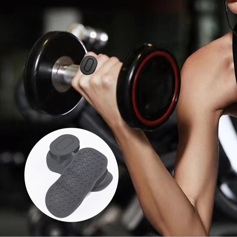 2Pcs Hand Gripper Silicone Weight Lifting Grips Grip Strengthener Lightweight Barbell Bar Pads Finger Exerciser Pull Ups Palm Gripper Fitness Dumbbell