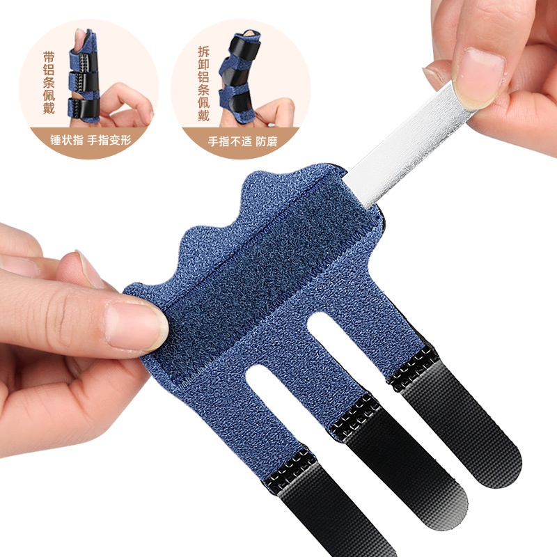Wenefang Fashion 1PCS Finger Splints Fix Trigger Adjustable Brace Straightening Support for Index Middle Ring Finger Tendon Release Pain Relief