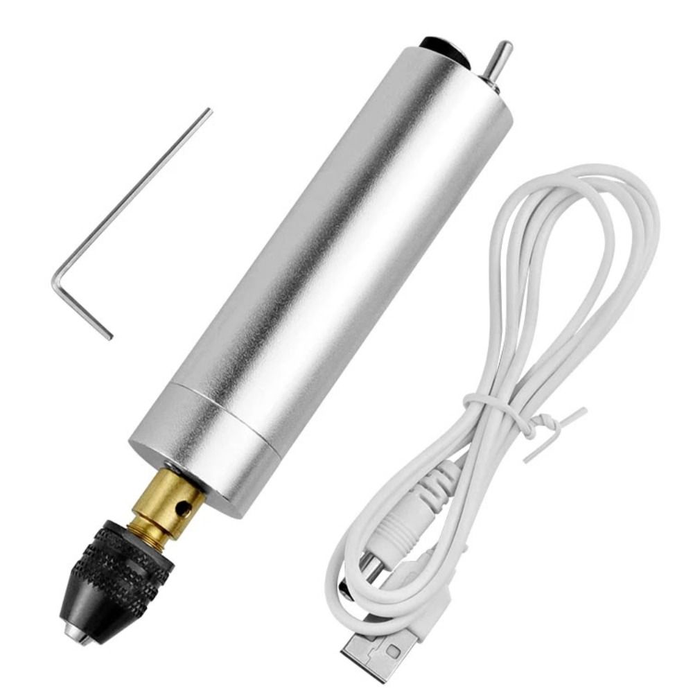 High Quality Mini Electric Grinder Portable Durable Electric Carving Pen DIY Tool Aluminum Alloy Hand Drill Carving