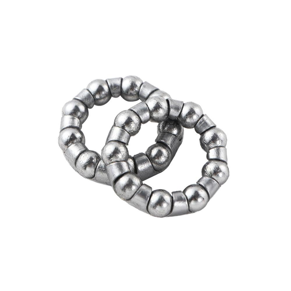 4pcs Bike Ball Crank Bearing Bicycle Bearings Replacement Bike Parts Stainless Steel Repair Accessories for Bike Front Rear