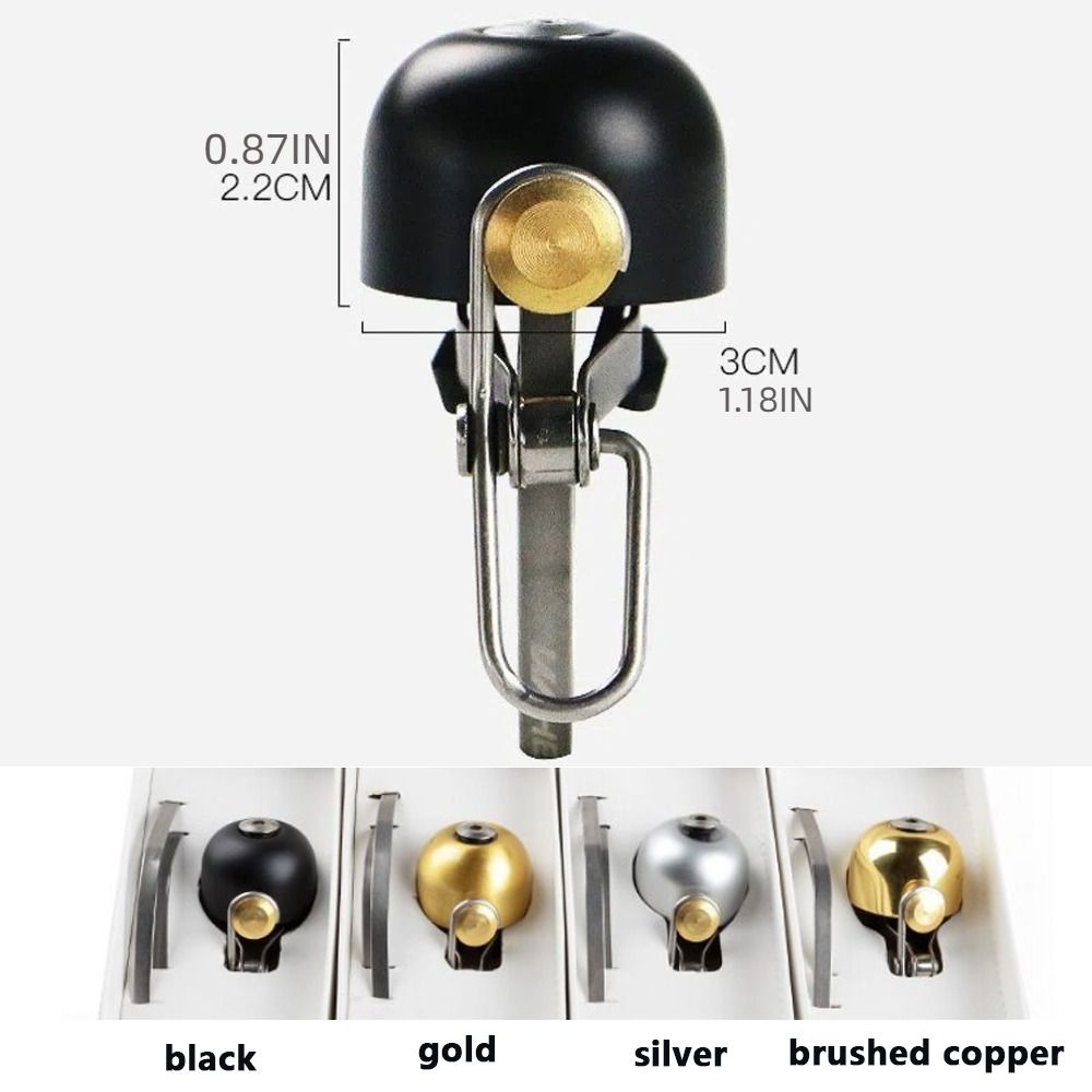 Loud Clearly Sounds Bicycle Bell Ring Bike Gadgets Steel Mountain Bike Handlebar Ring Safety Horn Small MTB Road Bike Retro Bell Kid Cycling
